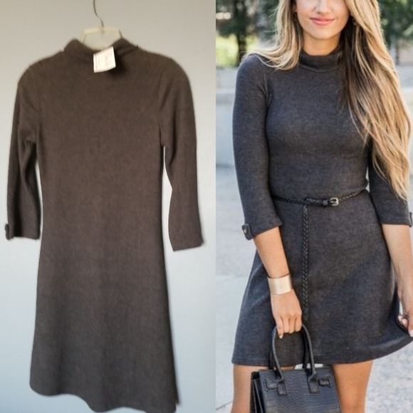 Find the love again charcoal  Dress - Picture 1 of 2